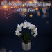 Phalaenopsis Potted Plant Artificial Decoration X 1 36. 6x27. 5x13. 2cm Cream