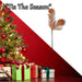 Christmas Peacock Feather Stem Decoration 73cm x 16cm Copper X 1