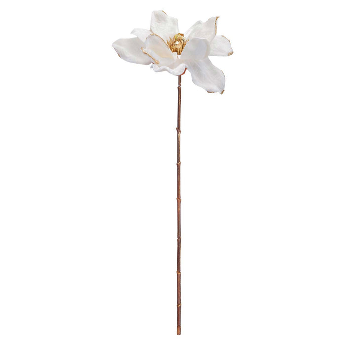 Christmas Magnolia Stem Decoration 63cm x 15cm Gold X 1