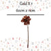 Christmas Magnolia Stem Decoration 60cm x 11cm Gold X 1