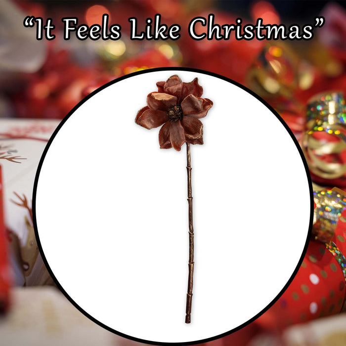 Christmas Magnolia Stem Decoration 60cm x 11cm Gold X 1