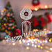 Christmas Doughnut Pick Decoration 51cm x 17cm Red X 1
