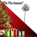 Christmas Glitter Rose Decoration 47cm x 18cm Blue X 1