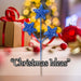 Christmas Glitter Star Pick Decoration 38cm x 18cm Blue X 1