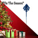 Christmas Pendent Lamp Spray Decoration 48cm x 14cm Blue X 1