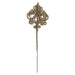 Christmas Pendent Lamp Spray Decoration 48cm x 14cm Cream X 1