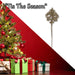 Christmas Pendent Lamp Spray Decoration 48cm x 14cm Cream X 1