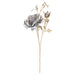 Christmas Rose Spray Pick Decoration 80cm x 16cm Silver X 1