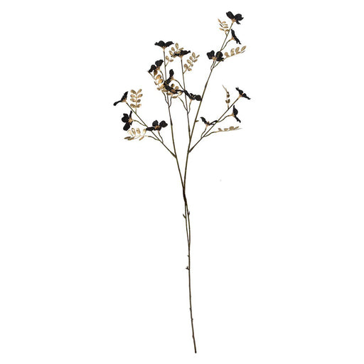 Christmas Daisy Spray Decoration 91cm x 29cm Black X 1