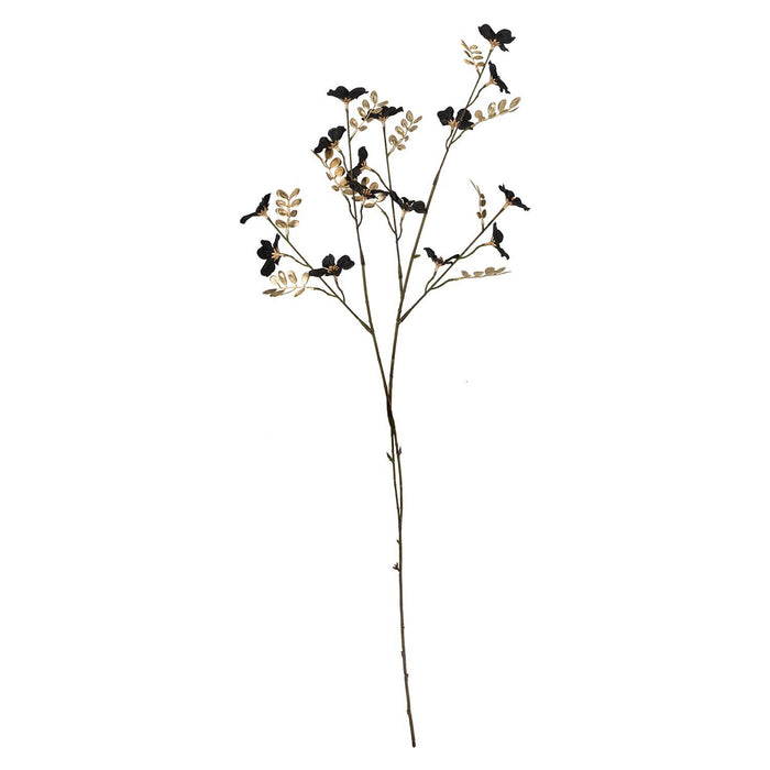 Christmas Daisy Spray Decoration 91cm x 29cm Black X 1