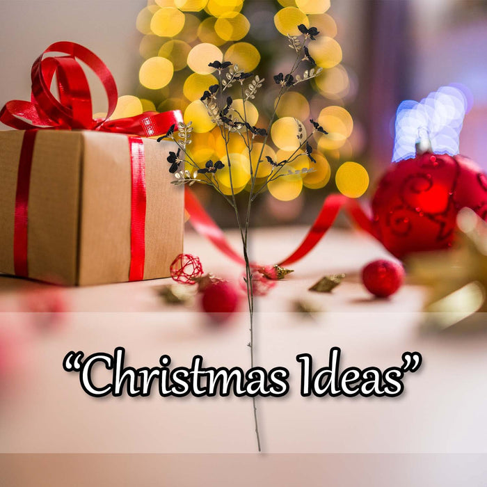 Christmas Daisy Spray Decoration 91cm x 29cm Black X 1
