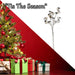 Christmas Daisy Spray Decoration 91cm x 29cm Black X 1