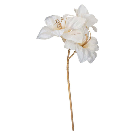 Christmas Amarylis Spray Decoration 56cm x 22cm Cream X 1