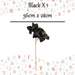 Christmas Amarylis Spray Decoration 56cm x 22cm Black X 1