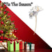 Christmas Amarylis Spray Decoration 56cm x 22cm Silver X 1