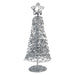 Christmas Glittery Tree Decoration 21cm x 8cm Silver X 1