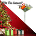 Christmas Pine Pick with Robin Decoration 19cm x 17cm Red X 1