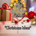 Christmas Glitter Maple Leaf Spray Decoration 45cm x 22cm Silver X 1