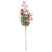 Christmas Long Stem Berries Leaves Decoration 67cm x 18cm Red X 1