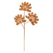 Christmas Long Stem with Glitter Decoration 60cm x 22cm Orange X 1
