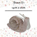 Christmas Velvet Snail Decoration 14cm x 21cm Brown X 1
