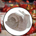 Christmas Velvet Snail Decoration 14cm x 21cm Brown X 1