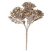 Christmas Metallic Hydrangea Bush 33cm x 22cm Cream X 1