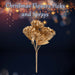 Christmas Metallic Hydrangea Bush 33cm x 22cm Gold X 1