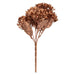 Christmas Metallic Hydrangea Bush 33cm x 22cm Copper X 1