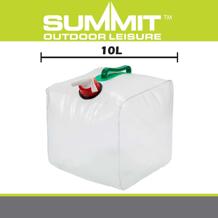 10L Water Carrier Easy, Durable, Pack Away 10L Clear 10L X 1