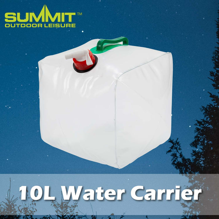 10L Water Carrier Easy, Durable, Pack Away 10L Clear 10L X 1