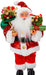 Luxury Red Sequin Father Christmas Figure