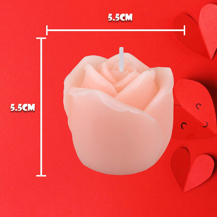 Valentines Scented Rose Candle Loved Ones-Romantic Gift-Present 5.