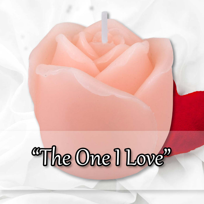 Valentines Scented Rose Candle Loved Ones-Romantic Gift-Present 5.