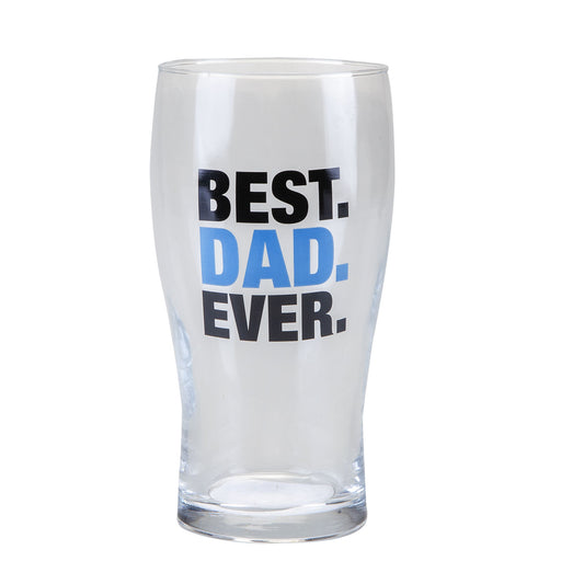 Best Dad Pint Glass Best Dad Ever Fathers Day Gift Present, Bithday  Dad Glass