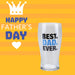 Best Dad Pint Glass Best Dad Ever Fathers Day Gift Present, Bithday  Dad Glass