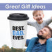 Best Dad Cup with Lid Best Dad Ever Fathers Day Gift Present, Bithday  Dad Cup