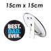 Best Dad Jumbo Badge Best Dad Ever Fathers Day Gift Present, Bithday  Black