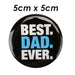 Best Dad Magnet Best Dad Ever Fathers Day Gift Fun Present, Bithday  Black