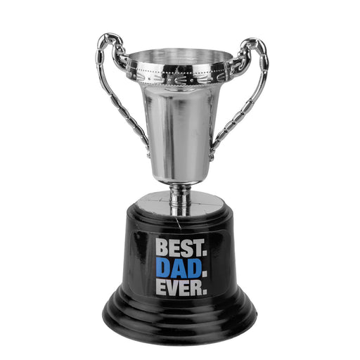 Best Dad Trophy Best Dad Ever Fathers Day Gift Fun Present, Bithday  Silver