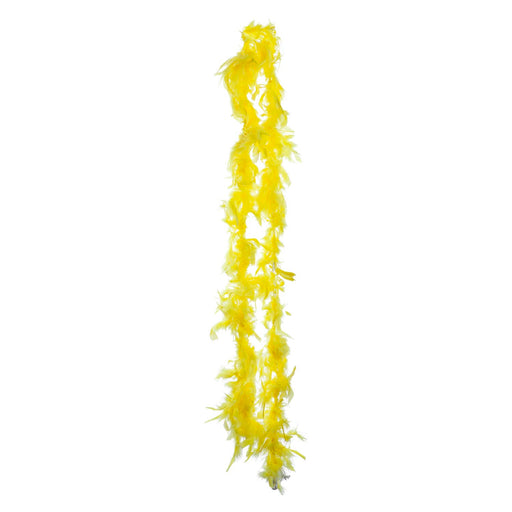 Easter Feather Boa Fancy Dress Accessory 150cm x 8cm Yellow X 1