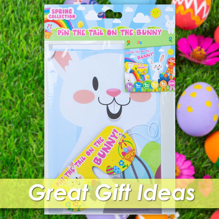 Easter Pin the Tial on the Bunny Game 50cm x 63cm Multicolour X 1