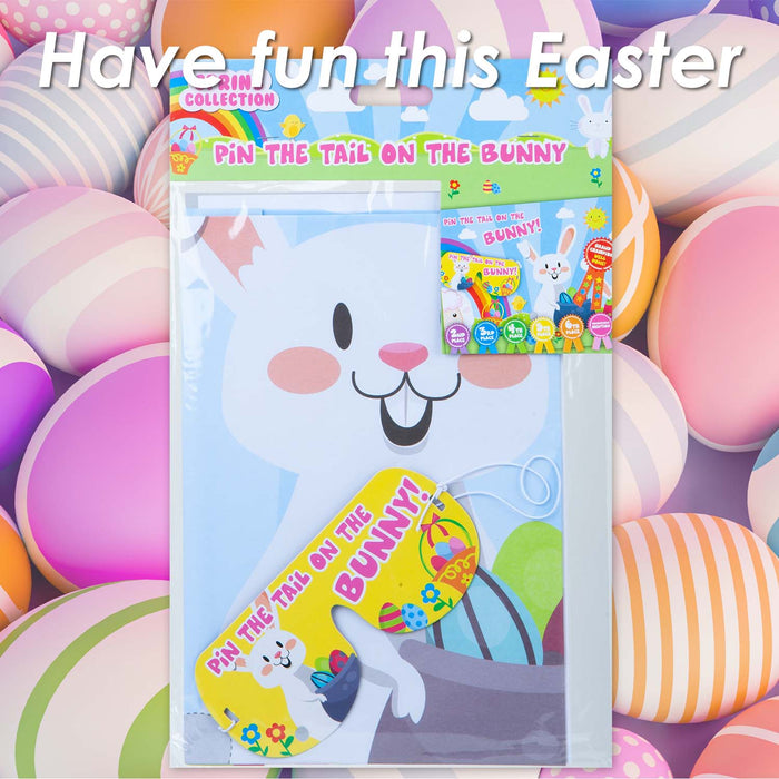 Easter Pin the Tial on the Bunny Game 50cm x 63cm Multicolour X 1