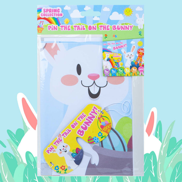 Easter Pin the Tial on the Bunny Game 50cm x 63cm Multicolour X 1