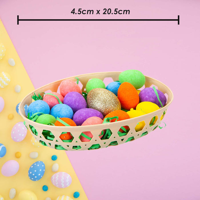 Easter Basket Golden Egg Hunt Set 4.5cm x 20.5cm Multicolour X 1