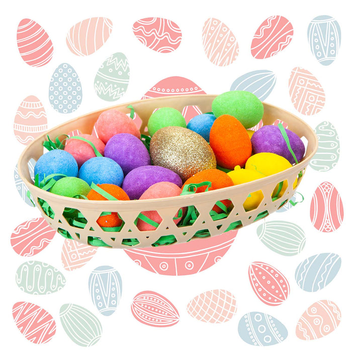 Easter Basket Golden Egg Hunt Set 4.5cm x 20.5cm Multicolour X 1