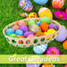 Easter Basket Golden Egg Hunt Set 4.5cm x 20.5cm Multicolour X 1