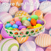 Easter Basket Golden Egg Hunt Set 4.5cm x 20.5cm Multicolour X 1