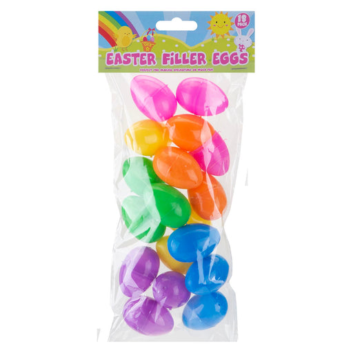 Easter Fillable Egg Hunt Set 4.5cm x 4.5cm Multicolour X 18