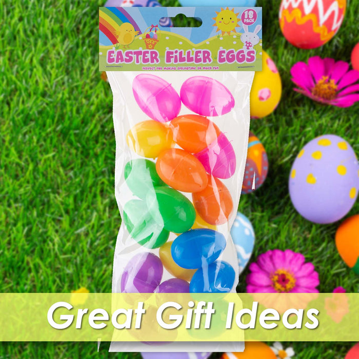 Easter Fillable Egg Hunt Set 4.5cm x 4.5cm Multicolour X 18